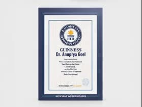 Guinness World Records Certificate