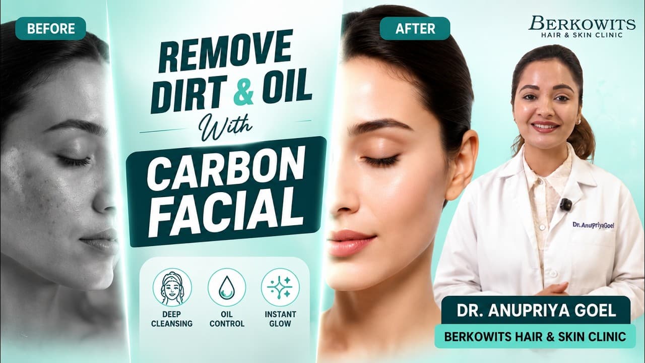 Carbon Laser Peel Treatment: Step by Step Process |  Berkowits Hair & Skin Clinic